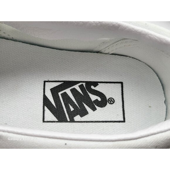 Vans‎ Classic Slip On VN000EYEX1 Wom Shoes Sneakers White Skate Size 8.5 - Picture 9 of 10